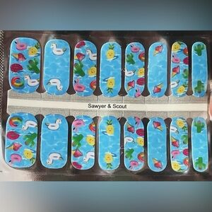 NEW Sawyer & Scout Nail Strips with Fun Summer Design